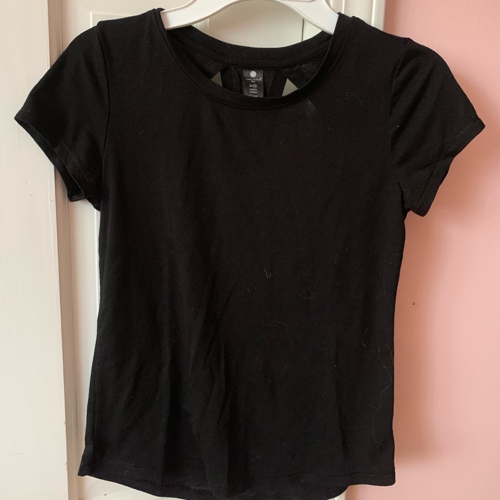 Cut out back athletic tee